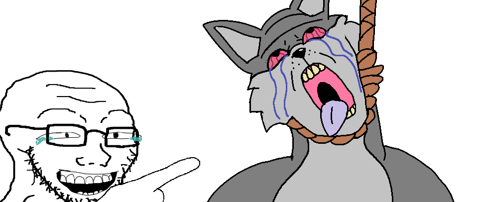 56jak2, bernd, soyak, hanging ugly personjak, soyak (laughing), ugly personjak, ack, bald, bloodshot eyes, clothes