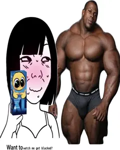 gigachad, kuzjak, temuchan, femjak, want to drink?, 1soyjak, bbc, black eyes, black hair, buff