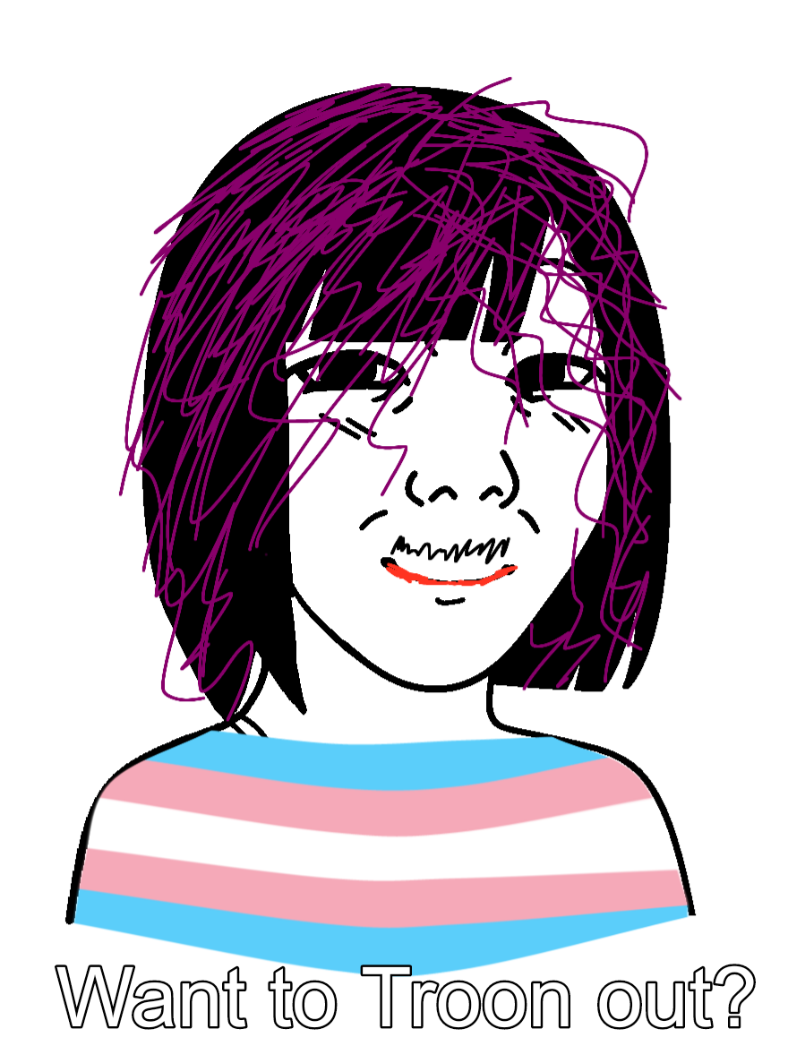 bernd, kuzjak, temuchan, troonjak, femjak, 1soyjak, bald, black eyes, black hair, female