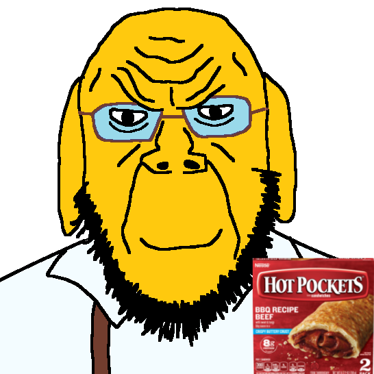 gapejak, gapeseethe, 1soyjak, angry, bald, black eyes, closed mouth, fat, front view, half body