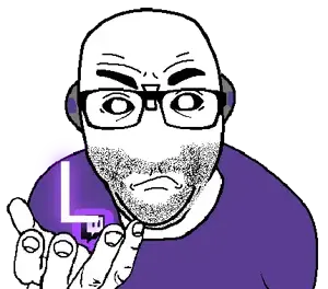el perro rabioso, angry, black sclera, closed mouth, clothes, ear, frown, glasses, hands, holding object