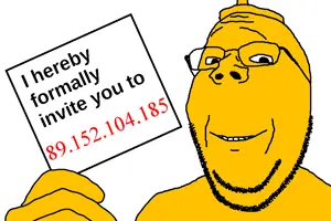 gapejak, wholesome soyjak, 'cordnigger, 1soyjak, admin, black eyes, closed mouth, condiment, furry, gay