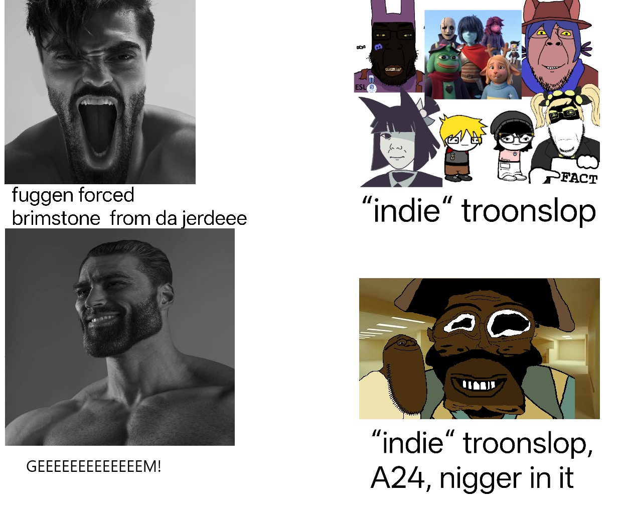 Conservativewaluigi eats poopoo and goons to soytan vore