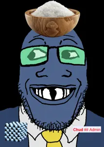 273211 - soybooru.com - 1soyjak admin bald blue_skin closed_mouth clothes deformed front_view glasses green_eyes grinlook_poggers looking_to_the_left markiplier_soyjak namefags necktie open_eyes portrait salt sa (1).gif