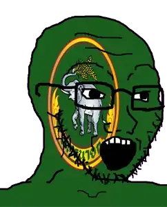 soyak, 1soyjak, animal, bald, elephant, flag, glasses, looking to the right, nakhon nayok province, open mouth