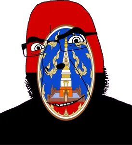 cobson, 1soyjak, baggy eyes, bald, building, bushy eyebrows, chin, double chin, flag, glasses