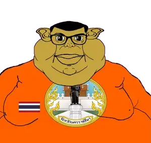 brandon, branigger, 1soyjak, brown skin, building, closed mouth, ear, fat, flag, glasses