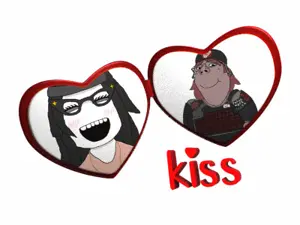 nate higgers, nate killer, soytan, gapejak, female gapejak, femjak, natejak, 2soyjaks, animated, black eyes