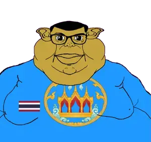 brandon, branigger, 1soyjak, brown skin, building, castle, closed mouth, ear, fat, flag