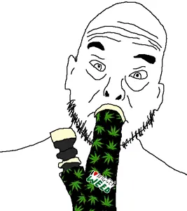 unknown, bong, ear, nigger weed, soyjak, stubble, weed