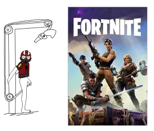 slitherjak, gooner-killing machine, clothes, combat helmet, face mask, fortnite, hat, helmet, mask, no pants