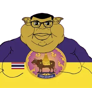 brandon, branigger, 1soyjak, animal, brown skin, bull, closed mouth, cow, ear, fat