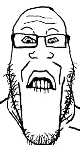 2153 - nophonobooru.com - 1soyjak bald biting_lip closed_mouth clothes eyebrows eyes forehead_lines front_view glasses horny hornyplier looking_at_you markiplier markiplier_soyjak mouth nose open_eyes portrait shir.png