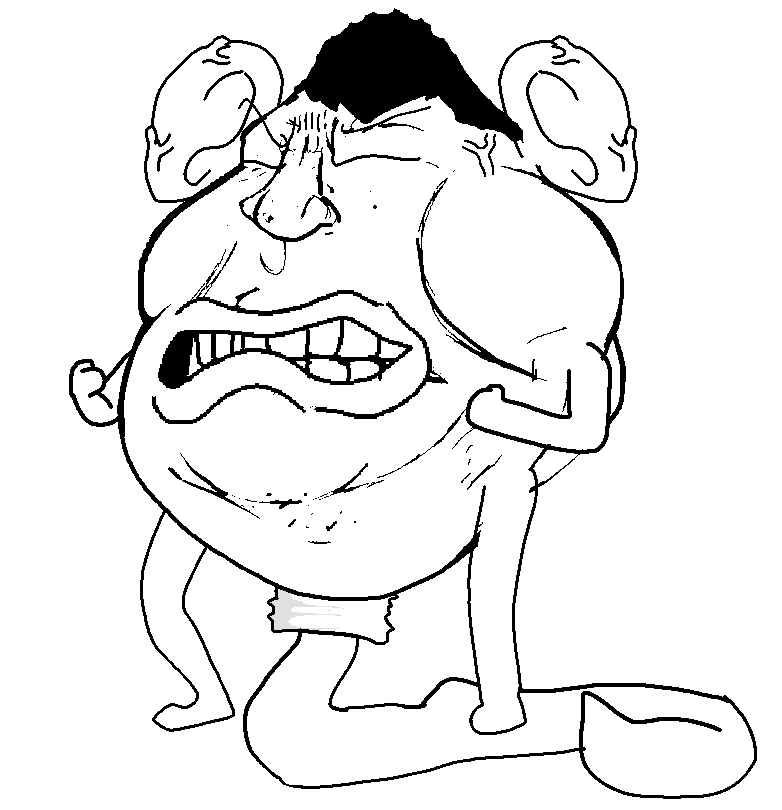 meximutt, 1soyjak, aliased, angry, arm, big ears, black hair, cheeks, chin, clenched teeth