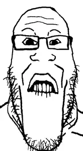 2152 - nophonobooru.com - 1soyjak bald biting_lip closed_mouth clothes eyebrows eyes forehead_lines front_view glasses horny hornyplier looking_at_you markiplier markiplier_soyjak mouth nose open_eyes portrait shir.png