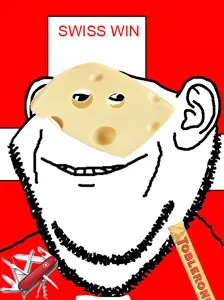 impish soyak ears, candy, cheese, chocolate, closed mouth, ear, flag, food, knife, smile