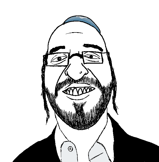 bukelejak, 1soyjak, bald, beard, black eyes, black hair, bukele, clothes, fat, front view