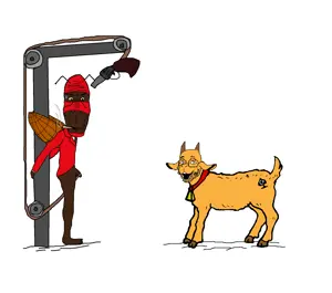 spy (team fortress 2), goatjak, markiplier soyjak, euromutt, euromutt, animaljaks, gooner-killing machine, 2soyjaks, accessory, animal