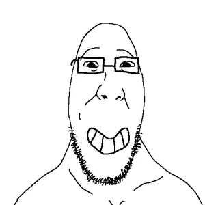 282349 - soybooru.com - 1soyjak bald black_glasses daniel facial_hair glasses looking_at_you open_eyes open_mouth stubble teeth transparent_background uncolored_skin white_teeth.png
