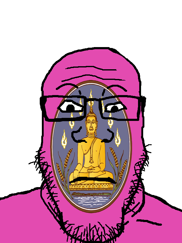 markiplier soyjak, neutralplier, 1soyjak, arm, black eyes, buddha, closed eyes, closed mouth, ear, fire