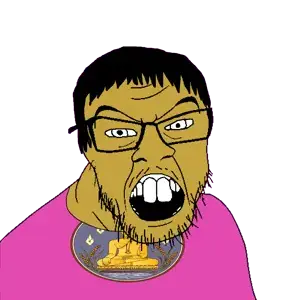 feraljak, 1soyjak, arm, black hair, brown skin, buddha, closed eyes, closed mouth, clothes, ear