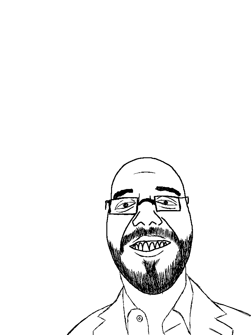 bukelejak, 1soyjak, bald, beard, black eyes, blinking, bukele, closed eyes, closed mouth, clothes
