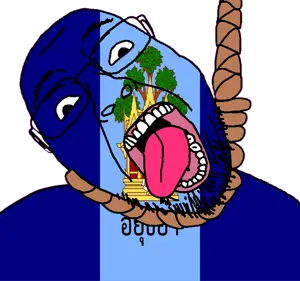 bernd, 1soyjak, ack, bald, flag, glasses, hair, hanging, noose, open mouth