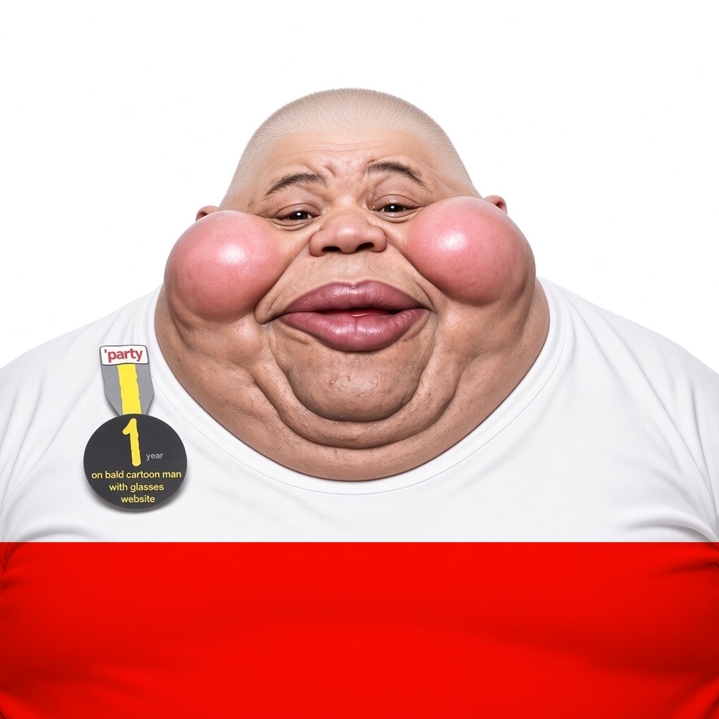 hunky, alicia, fat alicia, hunky twink sex machine, hunky twink sex machine, 1soyjak, black eyes, fat, front view, gray hair