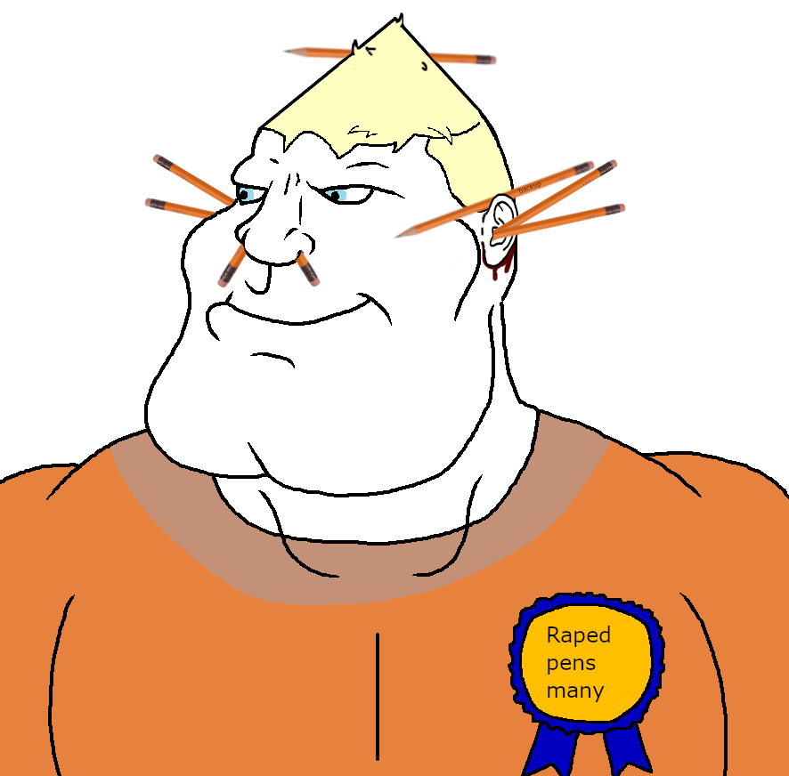 meximutt, mexiaryan, 1soyjak, award, blonde hair, blood, blood from ears, blue eyes, buff, chin