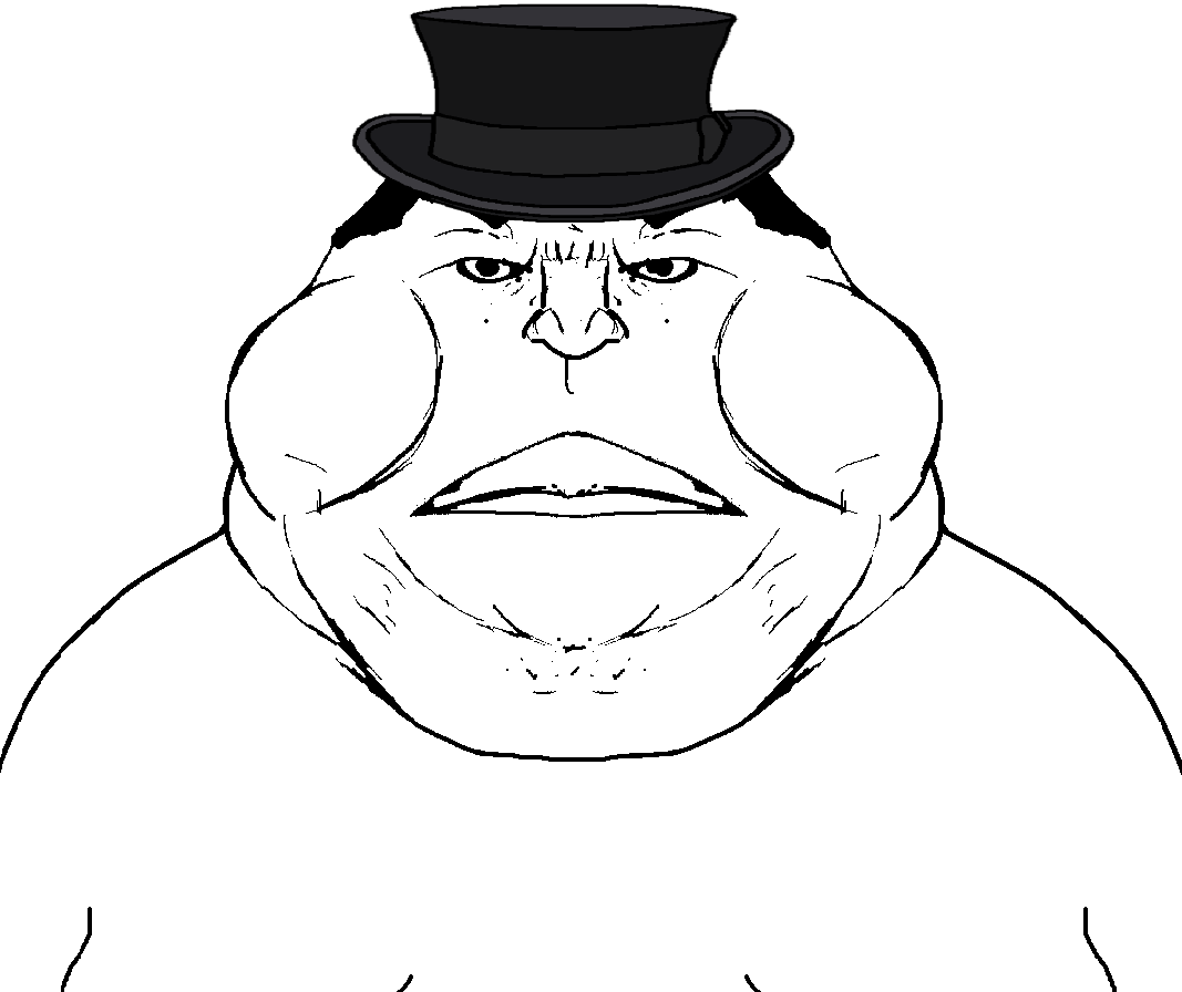meximutt, meximutt front2, 1soyjak, angry, black hair, cheeks, chin, closed mouth, double chin, fat
