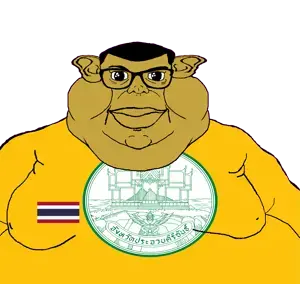 brandon, branigger, 1soyjak, animal, brown skin, closed mouth, ear, fat, flag, garuda