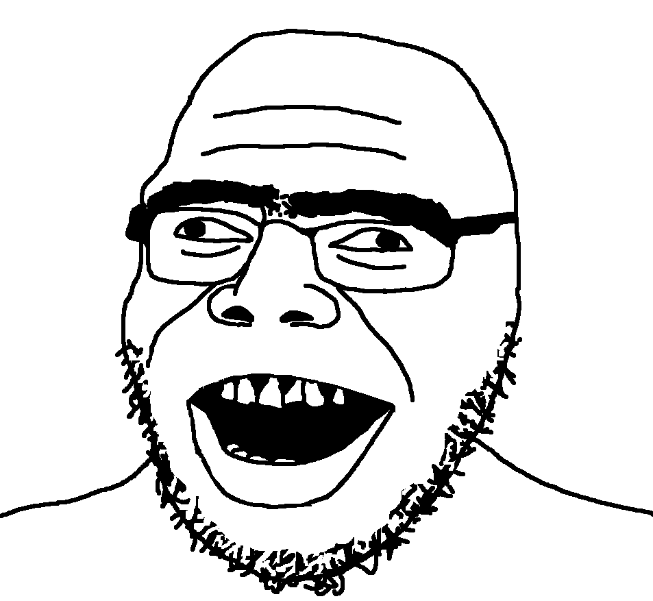 abbo, 1soyjak, aboriginal, ashy facial hair, bald, big lips, bushy eyebrows, crooked teeth, cross eyed, ear