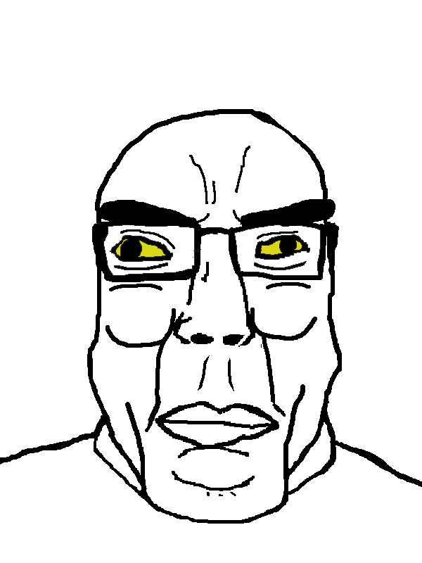 chudjak, markiplier soyjak, chudplier, chudplier2, 1soyjak, angry, bald, closed mouth, eyebrows, front view