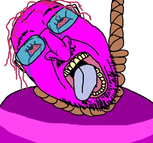 283585 - soybooru.com - 1soyjak ack bernd bloodshot_eyes crying dead glasses gray_hair hair hanging hanging_troonjak looking_up mustache noose nose open_eyes open_mouth portrait rope soyjak stubble suicide tear tee.png