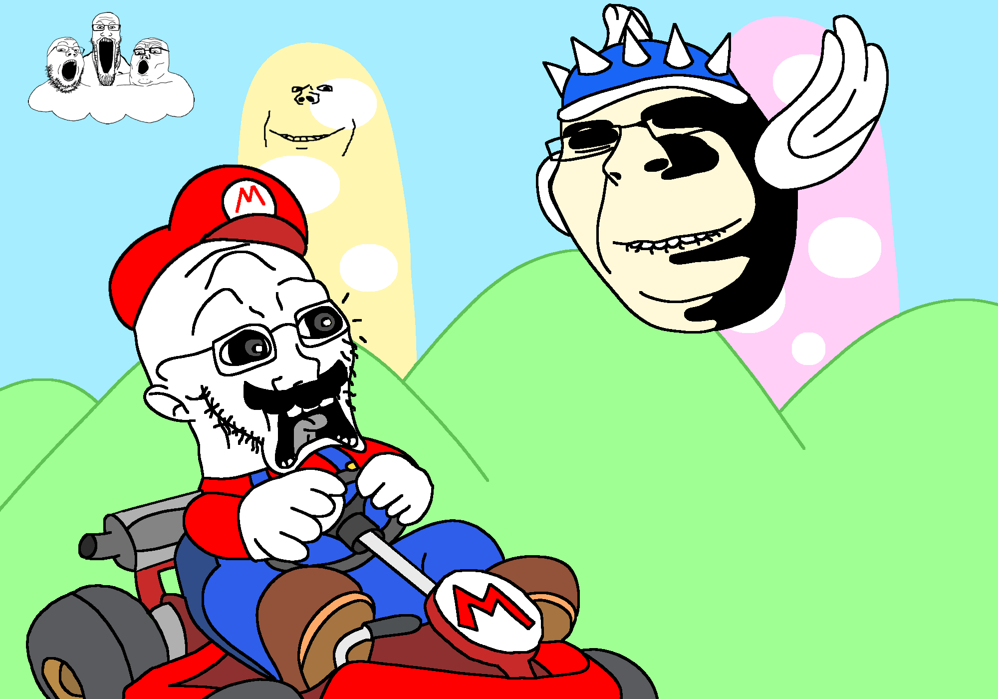 mario, rapeson, cobson, gapejak, impish soyak ears, markiplier soyjak, soyak, tony soprano soyjak, doctos, hornyson