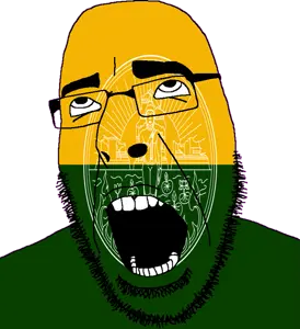 cobson, 1soyjak, ahegao, angry, bald, buddha, buddhism, building, bushy eyebrows, flag