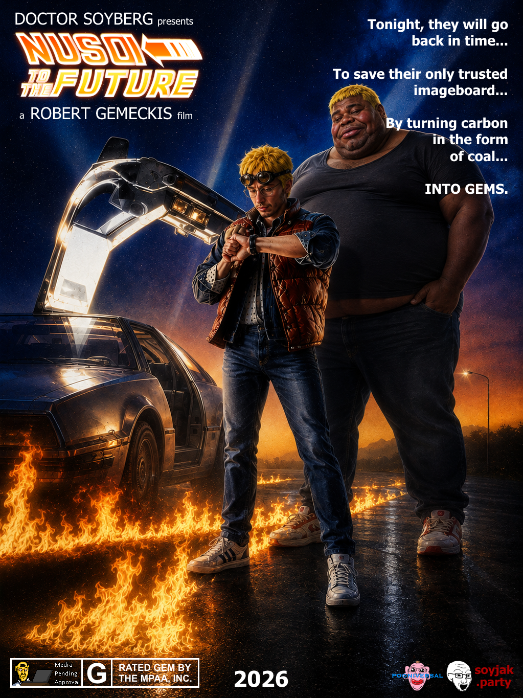 >Nate, mayne. We are going... BACK TO DA FUTURE!