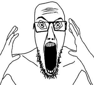 ppp, qoijak, fusionjaks, 1soyjak, arms, arms up, glasses, hands, hands up, nuvariant