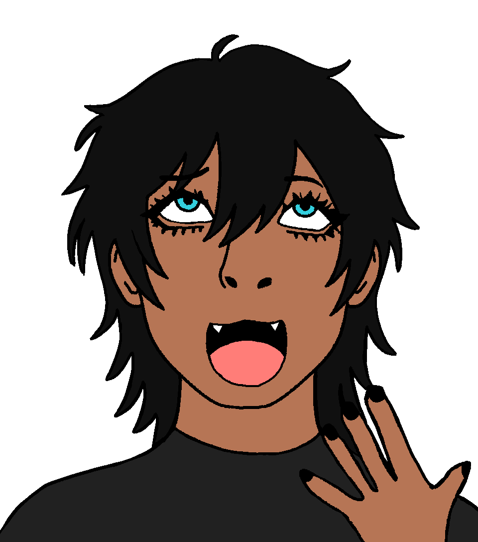 cobson, pawbson, pawbson front, 1soyjak, a10 eyes, black hair, brown skin, closed mouth, female, front view