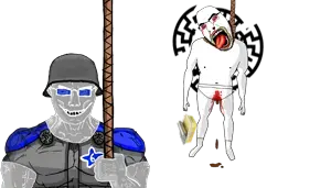 Hanging margarine man.png