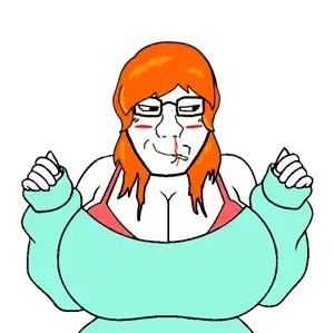 randal ivory, soyak, female soyak, bra straps, femjak, oh my god she is so attractive, foidjaks, 1soyjak, black eyes, blood