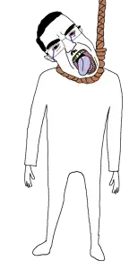 chudjak, patrick, 1soyjak, ack, arm, black hair, bloodshot eyes, chud, crying, ear
