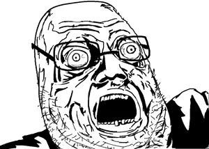 total recalljak, clothes, glasses, movie, open mouth, soyjak, stubble, total recall