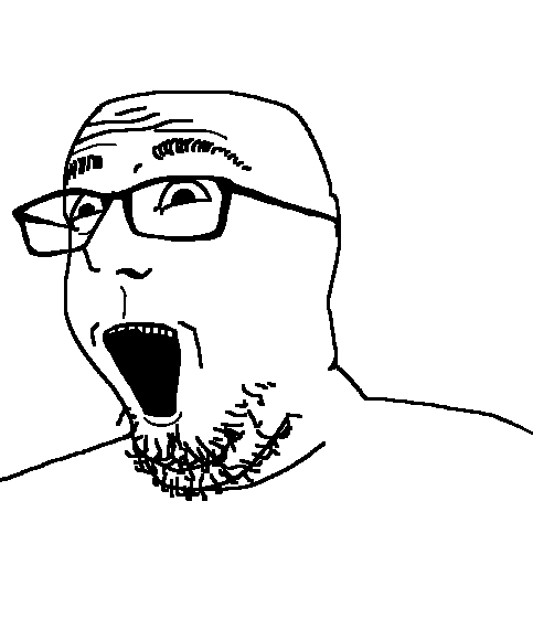 chibijak, unknown, 1soyjak, bald, beard, black eyes, chibi reviews, eyebrows, glasses, half body