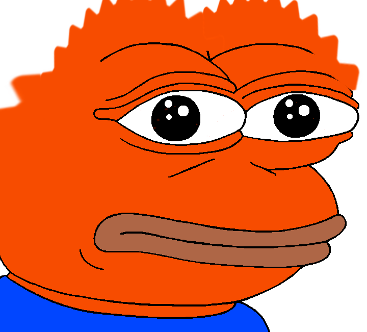 pepe, animal, black eyes, blue shirt, closed mouth, crab, crustacean, front view, frustrated, half body