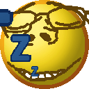 gapejak, animated nuurumojis, nuurumoji, 1soyjak, animated, bald, closed eyes, closed mouth, glasses, half open mouth