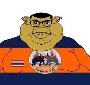 brandon, branigger, 1soyjak, animal, battle, brown skin, closed mouth, ear, elephant, fat
