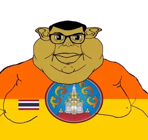 brandon, branigger, 1soyjak, brown skin, closed mouth, ear, fat, flag, glasses, hair