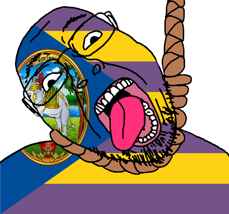 bernd, 1soyjak, ack, animal, bald, elephant, flag, full body, garuda, glasses