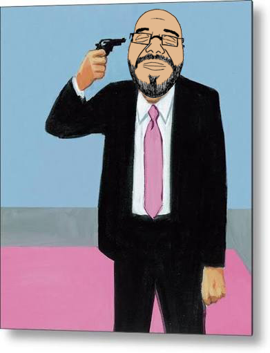 bukelejak, 1soyjak, almost full body, art, bald, beard, bukele, closed eyes, closed mouth, clothes